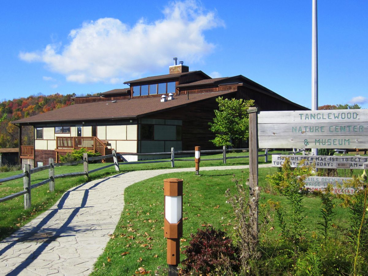 Front view of Tanglewood Nature Center.